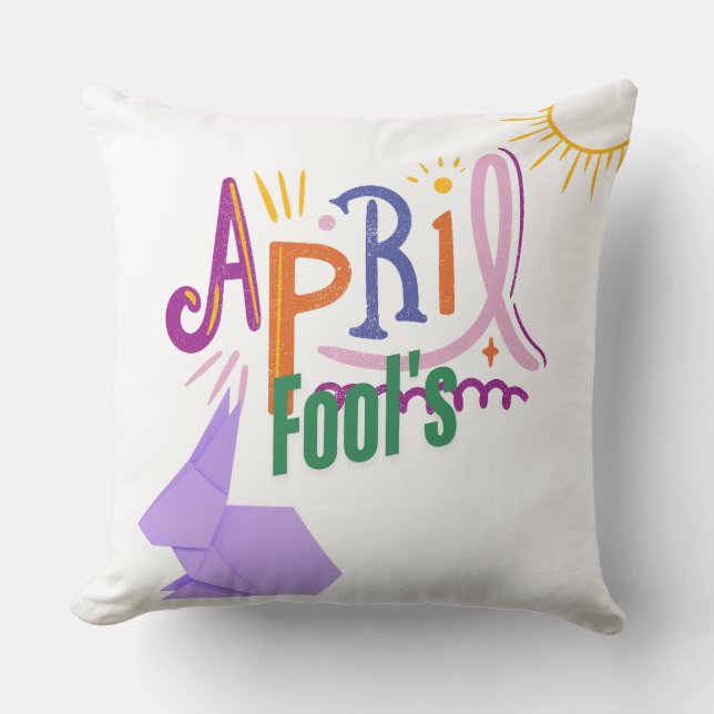 Cojín Decorativo April Fool's (Anverso)