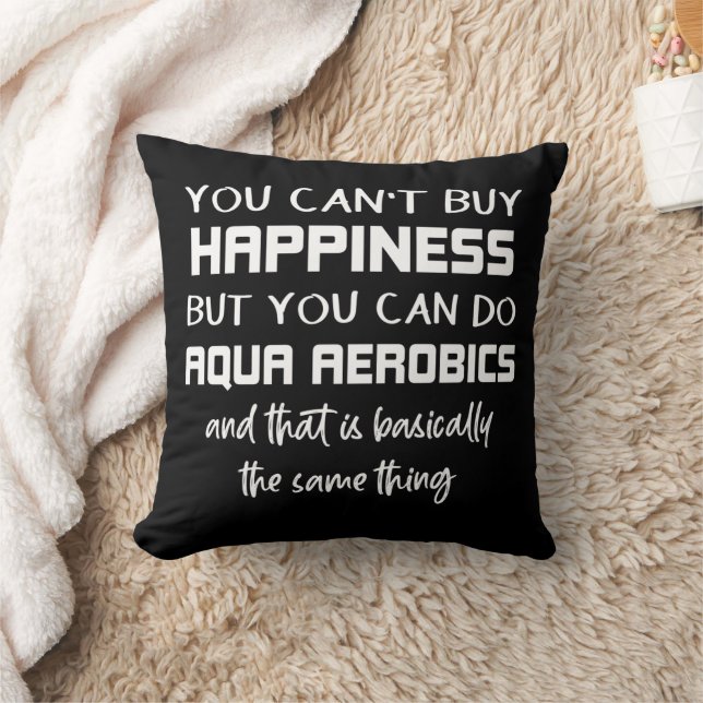 Cojín Decorativo Aqua Aerobics es Felicidad Aerobic Agua Graciosa (Manta)