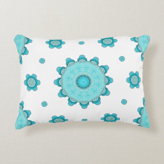 Cojín Decorativo Aqua Bloom (Anverso)
