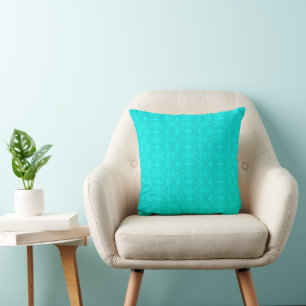 Cojín Decorativo Aqua Blue – Decoración Costera Tranquila 