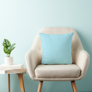 Cojín Decorativo Aqua Blue – Decoración Costera Tranquila