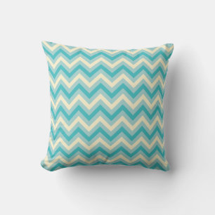 Cojín Decorativo Aqua Chevron