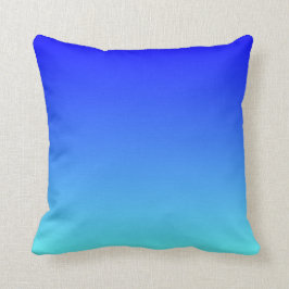 Cojín Decorativo Aqua luz marina brillante azul naranja