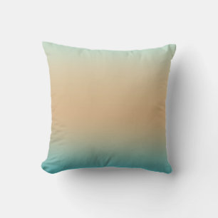 Cojín Decorativo Aqua Ombre De Peach Sunset