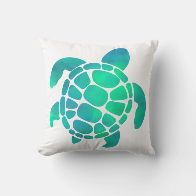 Cojín Decorativo Aqua Turtlina (Anverso)