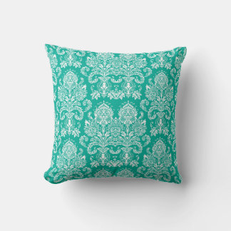 Cojín Decorativo Aqua Victorian Damask