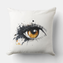 Cojín Decorativo 👁️ Aquarelle de l'Œil Mystérieux 🎨