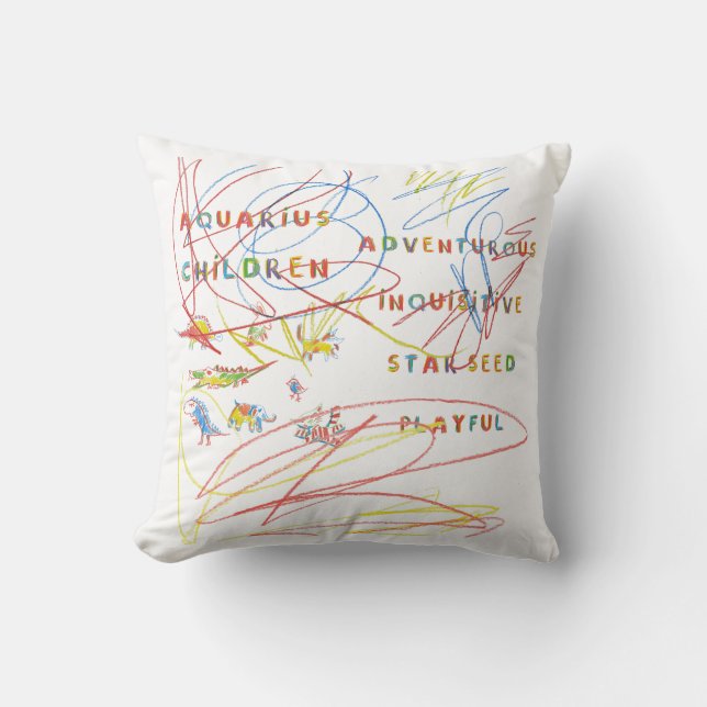 Cojín Decorativo Aquarius Child Zodiac Pillow (Anverso)