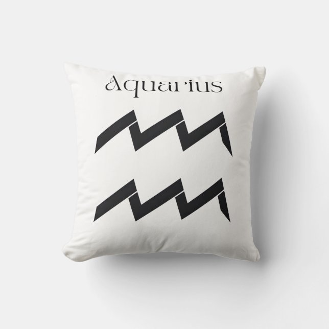 Cojín Decorativo Aquarius: Echoes of Freedom (Anverso)