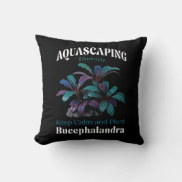Cojín Decorativo Aquascaping Therapy – Keep Calm and Plant Bucephal