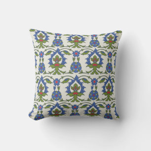 Cojín Decorativo Árabe Tradicional: Iznik Tile Seamless.