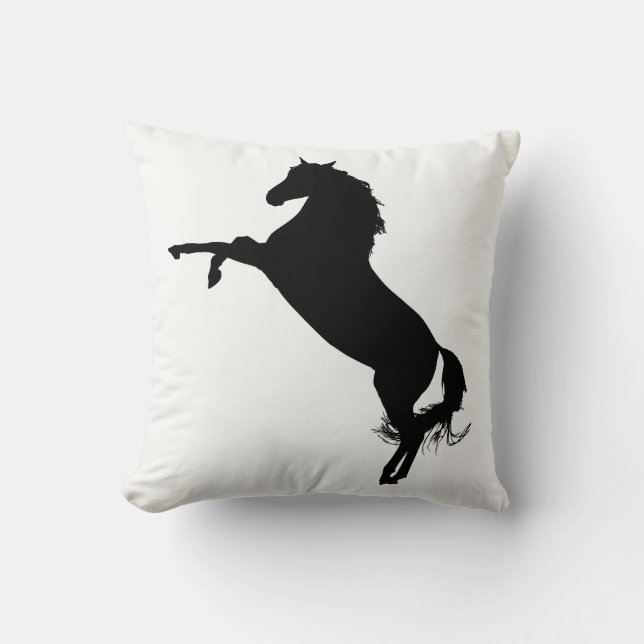 Cojín Decorativo Arabian Horse Silhouette (Anverso)