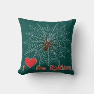 Cojín Decorativo Araña de cruz en la red