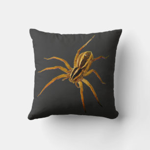 Cojín Decorativo Araña lobo rabiosa (Rabidosa rabida)