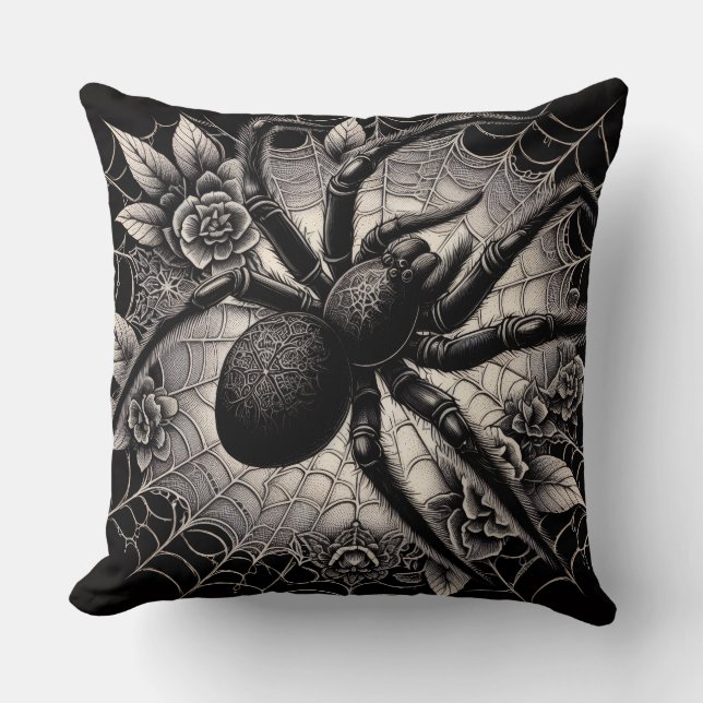 Cojín Decorativo Araña malvada (Anverso)