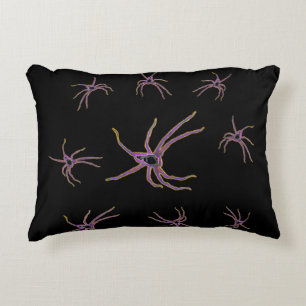 Cojín Decorativo Arañas De Cazador En Negro,