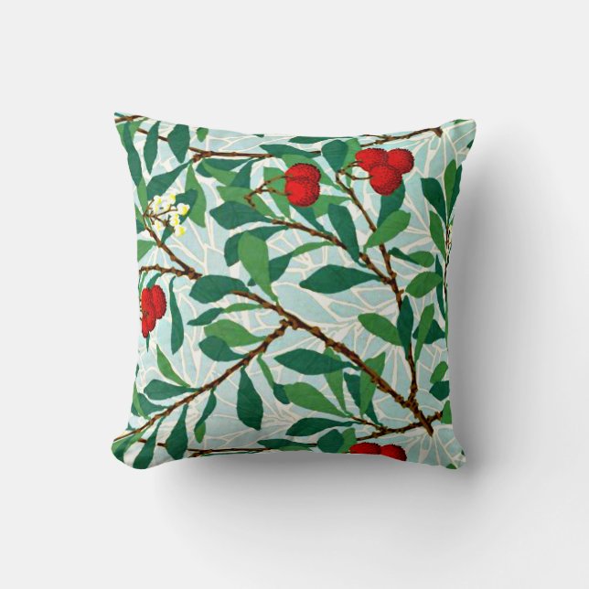 Cojín Decorativo Arbatus por William Morris (Anverso)