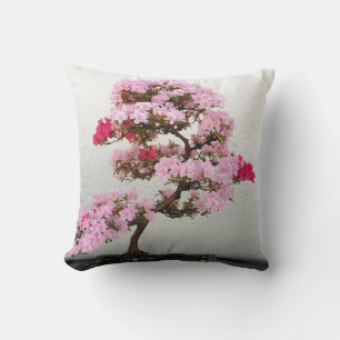Cojín Decorativo Árbol Bonsai Rosa