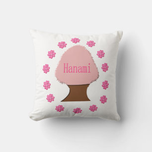 Cojín Decorativo Árbol de cerezas japonés Hanami