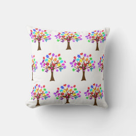 Cojín Decorativo Árbol de conciencia del autismo