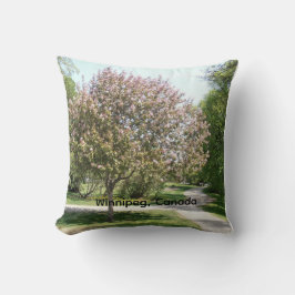 Cojín Decorativo Árbol de Flor de Manzana