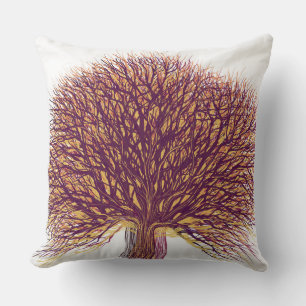 Cojín Decorativo Árbol de invierno de otoño #2