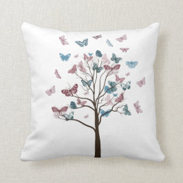 Cojín Decorativo Árbol de las mariposas