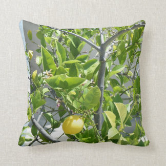 Cojín Decorativo ¡Árbol de limón muy hermoso en esta almohada!