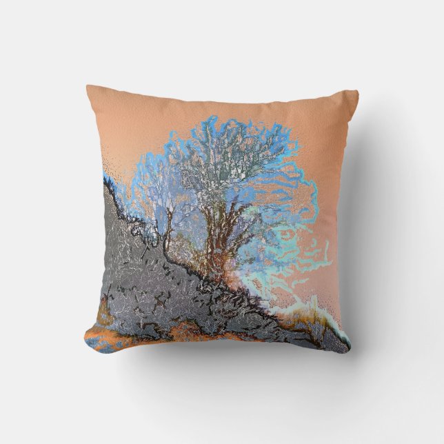 COJÍN DECORATIVO ÁRBOL DE MONTAÑA ÚNICO (Anverso)
