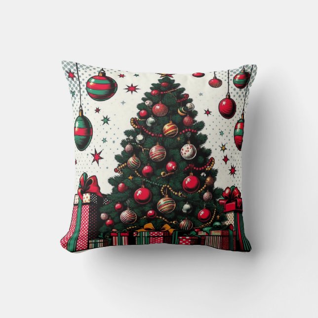 Cojín Decorativo árbol de Navidad (Anverso)