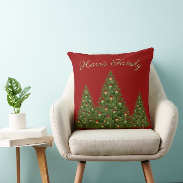 Cojín Decorativo Árbol de Navidad (Silla)