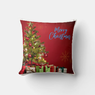 Cojín Decorativo Árbol de Navidad alegre wi