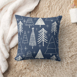 Cojín Decorativo Árbol de Navidad - Árbol Evergreen - Azul de árbol