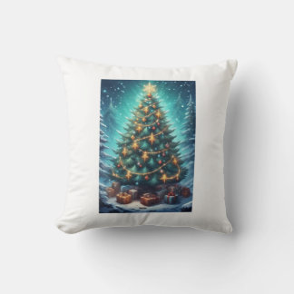 Cojín Decorativo Árbol de Navidad de fantasía
