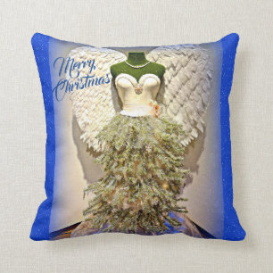 Cojín Decorativo Árbol de navidad de la forma del vestido del