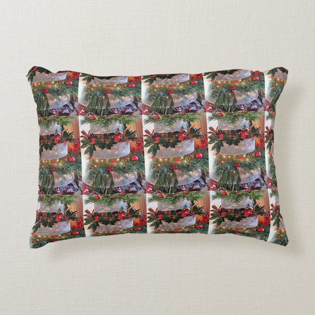 COJÍN DECORATIVO ***ÁRBOL DE NAVIDAD**** DECORATIVO (Anverso)