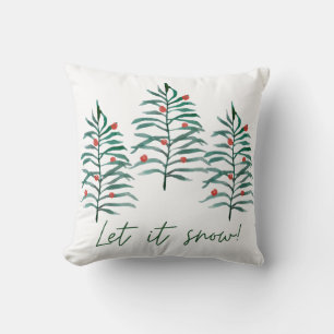 Cojín Decorativo Árbol de Navidad - Que nieve
