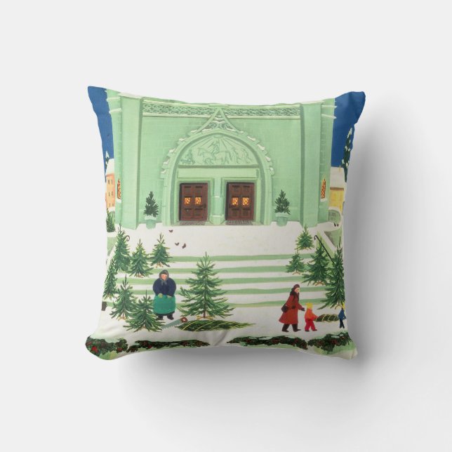 Cojín Decorativo Árbol de navidad que vende 1988 (Anverso)