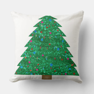 Cojín Decorativo árbol de navidad secuencial