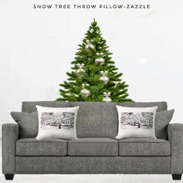 Cojín Decorativo Árbol de nieve