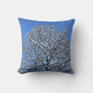 Cojín Decorativo Árbol de nieve de Islandia -