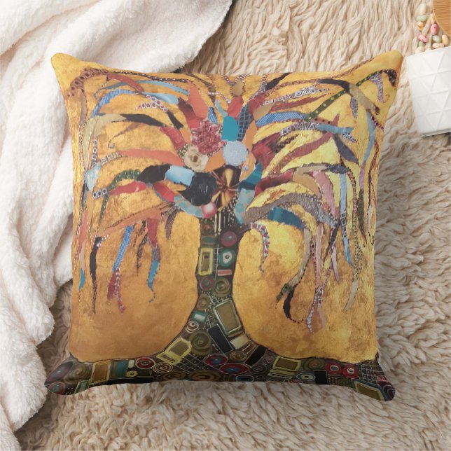 COJÍN DECORATIVO ÁRBOL DE VIDA (Manta)