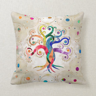 Cojín Decorativo Árbol de vida - Swirl mineral Gemstone