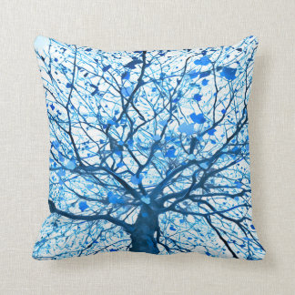 Cojín Decorativo Árbol elegante (azul)