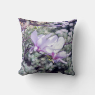 Cojín Decorativo Árbol floreciente de Magnolia
