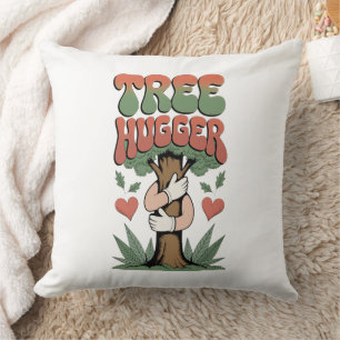 Cojín Decorativo Árbol Hugger Eco Friendly - Regalo de amante de la