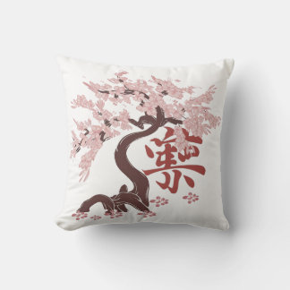 Cojín Decorativo árbol japonés