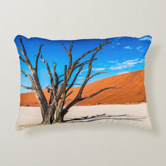 Cojín Decorativo Árbol muerto en Deadvlei, Namibia (Anverso)