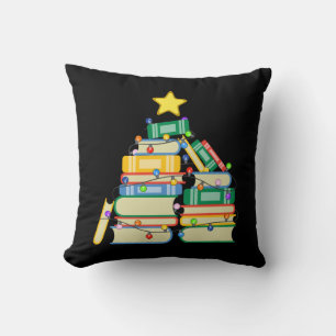 Cojín Decorativo Árbol navideño galáctico II