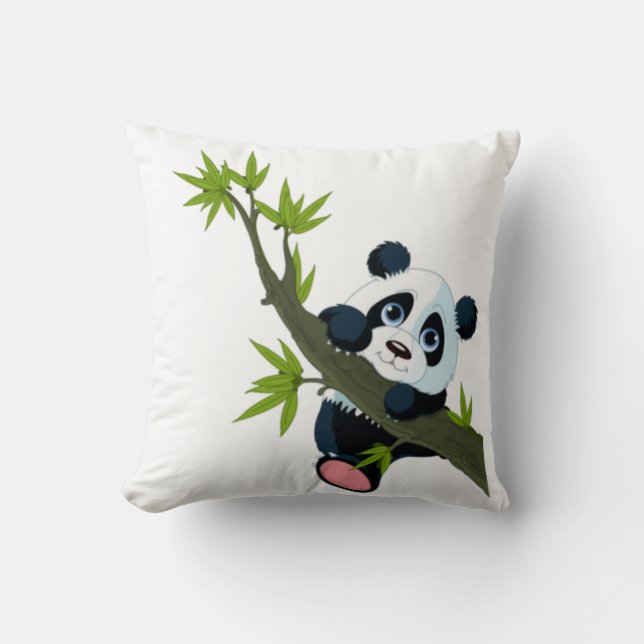 Cojín Decorativo Árbol Panda (Anverso)